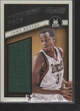 JOHN HENSON 2013-14 PANINI TIMELESS TREASURES PROMISING PROS JERSEY CARD #8