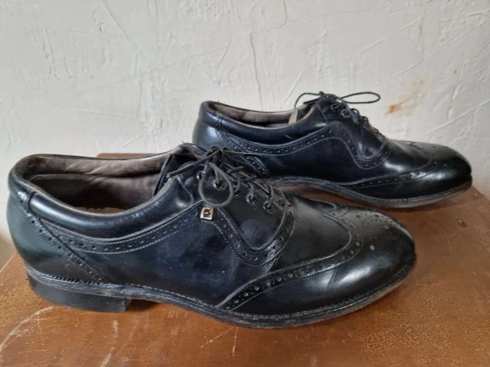 Vintage Footjoy Golf Classic, Made In USA. Taille 10,5. - Photo 3/4