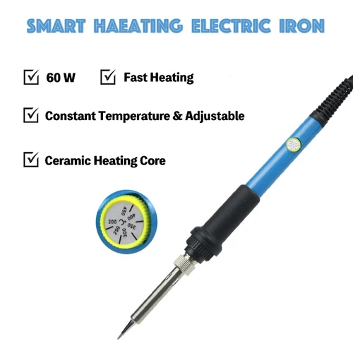 Lötkolben Set Lötset Lötstation Temperatur Einstellbar Soldering Iron Wire Kits - Bild 20 von 22