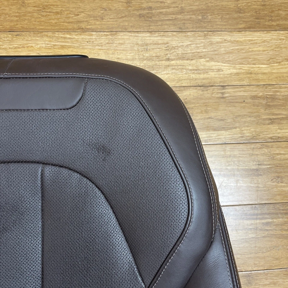 2012-2019 BMW X5 F15 Front Upper Sport Seat Cushion Pad MOCHA Trim - Image 3 of 4