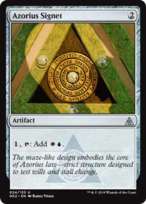 4x Azorius Signet NM-Mint, English Ravnica Allegiance Guild Kits MTG Magic