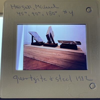 Michael Heizer  45, 90, 180 Degrees  Land Art 35mm Slide