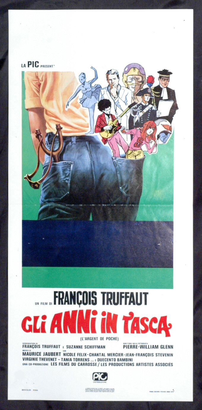 Locandina originale film Gli anni in tasca (1976) - Regia di François Truffaut