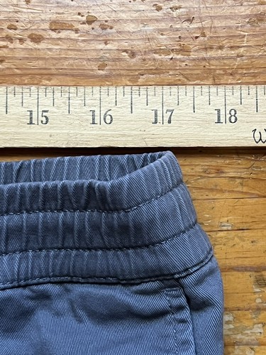 Mens Chino Pants Elastic Waist Drawstring Gray 4 Pocket Goodfellow & Co Large - Picture 10 of 15