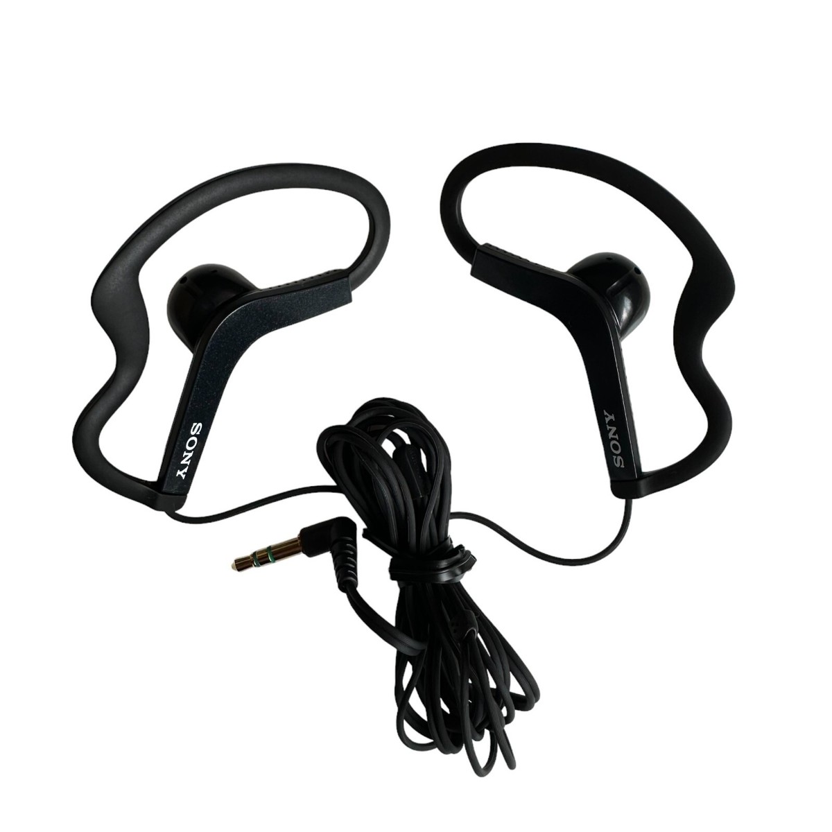 Sony SPORTS Running EARHOOK In-ear HEADPHONES Earphone - BLACK MDR