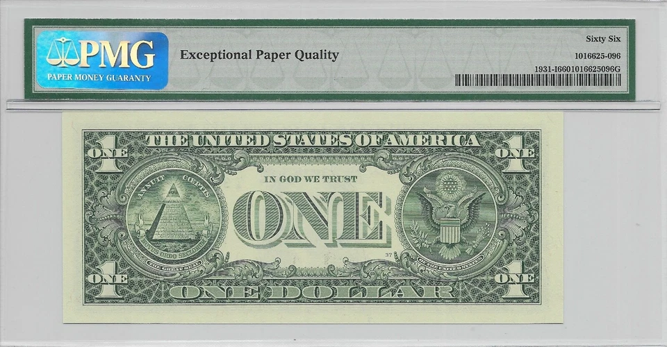 2003A $1 MINNEAPOLIS FRN. PMG Gem Uncirculated 66 EPQ Banknote. - Image 2 of 2