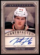 2013-14 Upper Deck Artifacts #A-JF Justin Falk Autofacts Auto