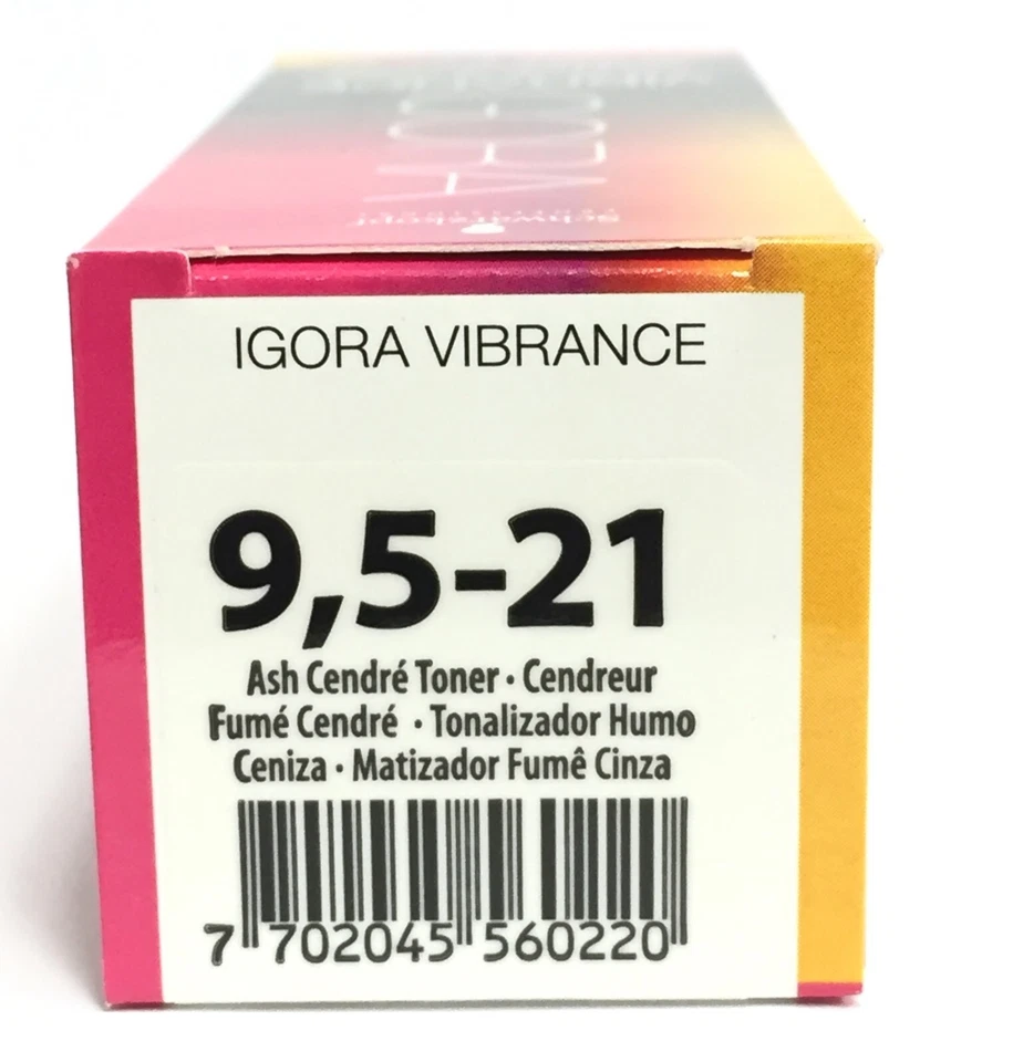 Schwarzkopf Igora Vibrance Tone on Tone #9.5-21 Ash Cendre Toner, 2.02 oz - Image 3 of 3