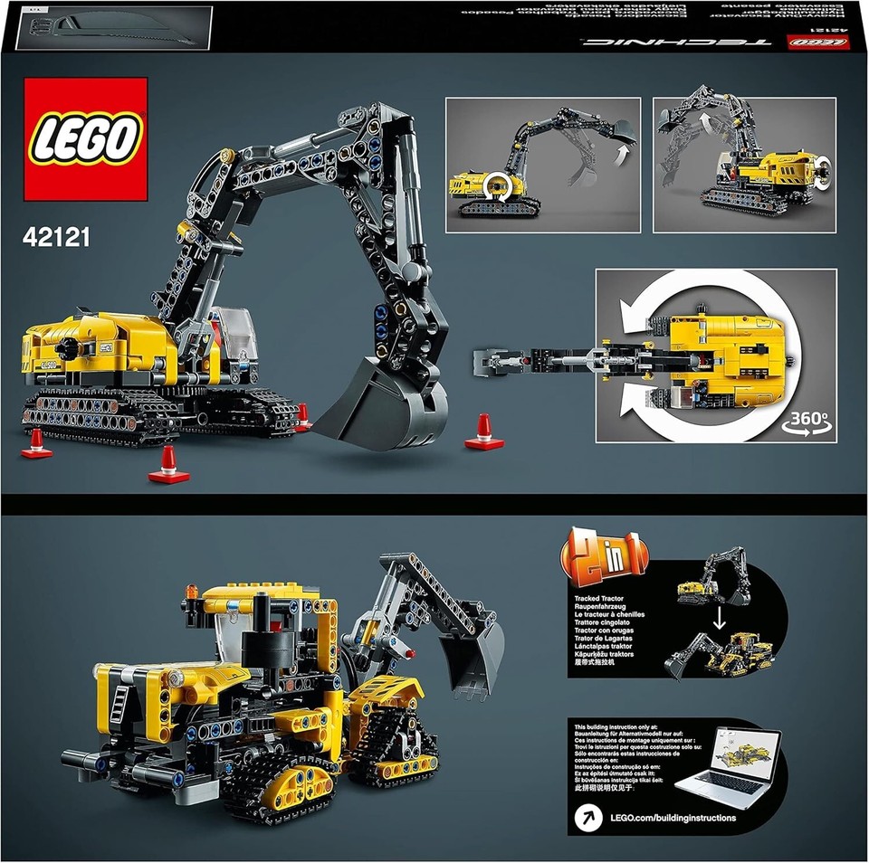 LEGO TECHNIC: Heavy-Duty Excavator (42121) 5702016890976 | eBay UK