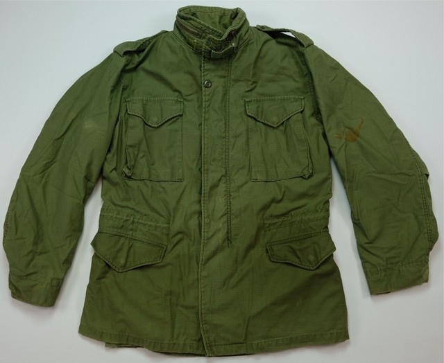 Rare Vintage Military Bomber Flight 1965 Fatigues Jacket 70s 80s Vietnam Green eBay