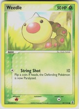 Weedle 87/113 EX Delta Species Pokemon on eBay