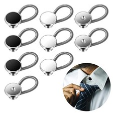 9Pcs Collar Extenders Button for Mens Shirts, Neck Extender Sewing Buttons