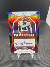 2022 Panini Certified - Mirror Signatures Greg Newsome II #MS-GN Pink /75 (AU)