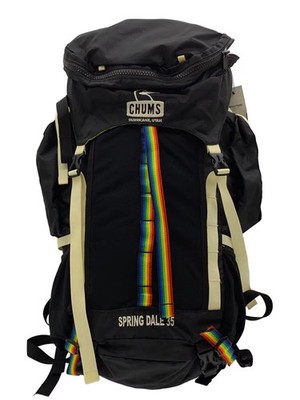 CHUMS SPRING DALE35 Backpack, Nylon, Black
