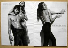 Paper Advertising - 2009 CALVIN KLEIN Jeans, Eva Mendes Muse