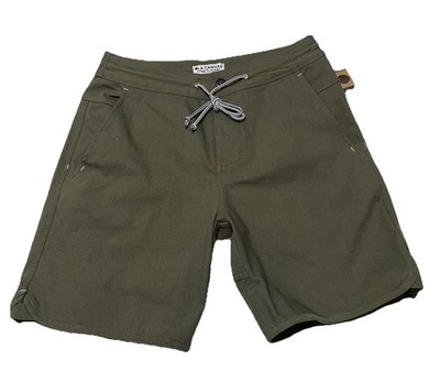 Mens 29 OLA Canvas Utility Shorts Cargo Khaki Green Outdoor Rugged