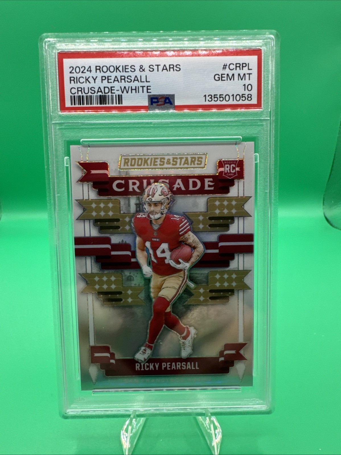 Ricky Pearsall Panini Rookies & Stars Crusade #CRPL White