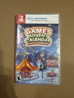 Games Advent Calendar 25 Days 25 Surprises (Code In Box) (Nintendo Switch)