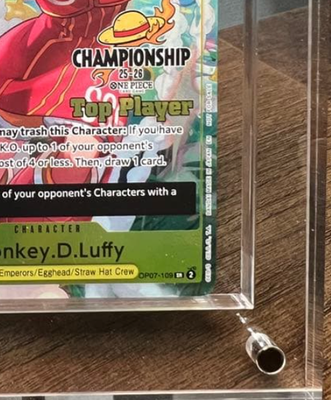 ルフィ CHAMPIONSHIP 25-26 Top Player ONE PIECE 2025 MONKEY D. LUFFY CHAMPIONSHIP 25-26 TOP PLAYER OP07
