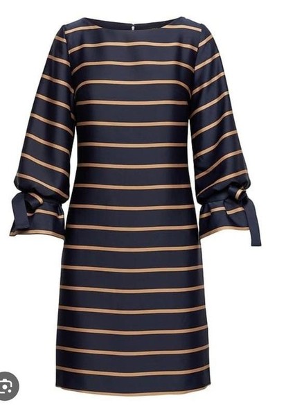 Women Banana Republic Dress Gold Polyester S