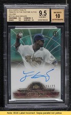 2014 Topps Tribute to the Pastime Sepia 26/35 Jean Segura BGS 9.5 Auto READ v1x
