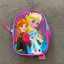 Disney Frozen Anna Elsa Olaf Preschool Adjustable Shoulder Straps Mini Backpack