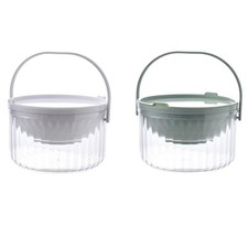 Salad Bowl Round Fruit Bowl Snack Bowl Reusable Large Capacity Serving Bowl