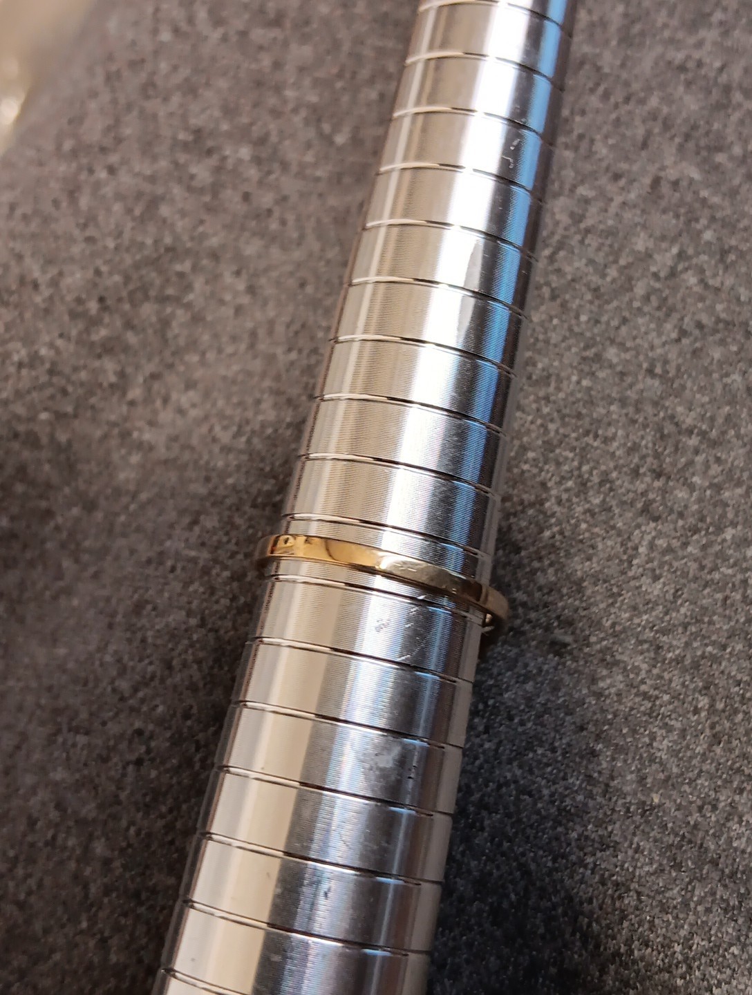 Solid 10k Gold Ring Lab Created Pink Sapphire & D… - image 5