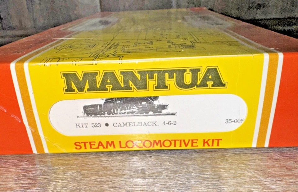 SEALED Mantua HO 4-6-2 Camelback Steam Locomotive Kit #523 - Image 3 of 4