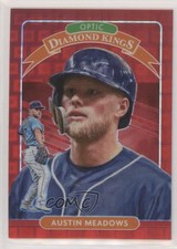 2020 Donruss Optic Diamond Kings FOTL Red Pandora Prizm 14/79 Austin Meadows im4