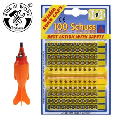 Raketenkracher mit Munition 100 Schuss | Polybeutel | A400053 | Deutsch | 2025