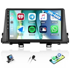 Double Din 9 inch Touchscreen Car Stereo with Wireless CarPlay, Android Auto, GP