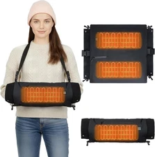 Heated Hand Warmer Pouch, PU Leather Electric Heated Hand Muff, With10000mAh Rec