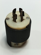 Hubbell Twist-Lock 20A 250V 30 Plug, Male, used