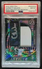 2022 Spectra Garrett Wilson Radiant Rookie Patch Neon Black Light Auto /10 PSA 8