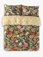 KAS Fresca King Size Duvet Cover Set 100% Cotton Sateen Multicolour Reversible 