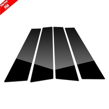 4pc Glossy Black Pillar Posts Door Trim For Porsche Panamera 2009-2016 Us Stock