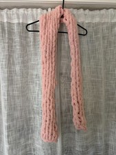 Handmade Baby Pink Scarf Soft Cozy Lightweight Accessory