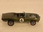 Vintage Hot Wheels Redline 1969 VHTF Olive Light My Firebird #4