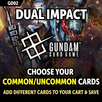Gundam Card Game Singles - Dual Impact GD02 - Up to 50% Off