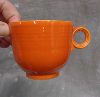 Vtg FIESTA WARE HLC USA Classic Ring Teacup Cup ORIGINAL RADIOACTIVE RED