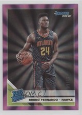 2019 Panini Donruss Rated Rookie Holo Purple Laser 9/15 Bruno Fernando #232 2o7