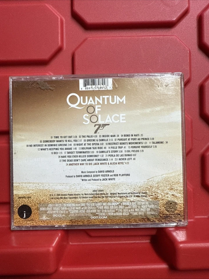 Quantum of Solace [Soundtrack] by David Arnold (CD 2008) 007 James Bond Rare OOP - Image 2 of 2