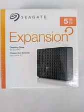 New Seagate Expansion 5tb Desktop External Hard Drive Computer Home Office
