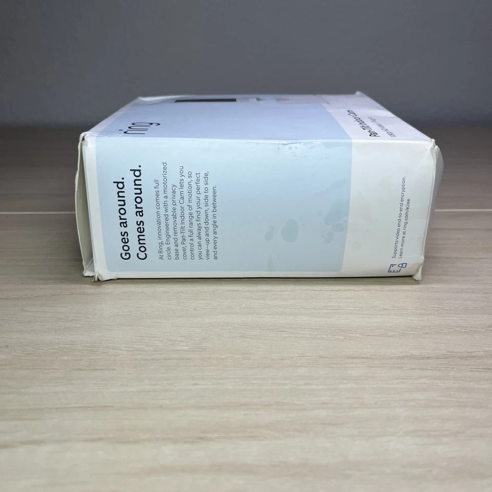 Ring Pan Tilt Indoor Security Cam with 360° Horizontal Pan Coverage White - Image 3 of 4