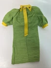 Vintage Mattel Barbie Doll #1824 Snap Dash Dress With Flaw On Sleeve