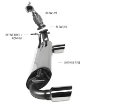 Bastuck Sportauspuff - 14+ Smart Fortwo/ Forfour 453