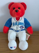 Toronto Blue Jays Baseball Team Beans Plush Soft Toy Teddy Bear Mascot Vintage