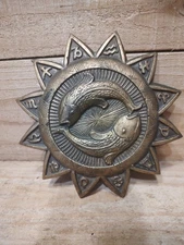 Vintage Syroco Wall Plaque Pieces Astrology Sun Star