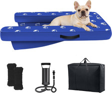 Inflatable Dock Platform, Medium Dog Boat Ramp Floating Non-Slip Oxford and PVC
